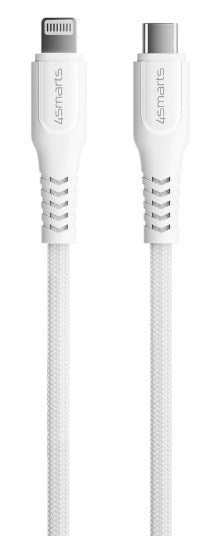 4smarts USB-C auf Lightning Kabel RapidCord PD 30W MFi zertifiziert, 1,5m weiß 4smarts USB-C auf Lightning Kabel RapidCord PD 30W MFi zertifiziert, 1,5m weiß